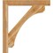 Ekena Millwork Legacy Block Rough Sawn Bracket, Western Red Cedar, 4"W x 36"D x 40"H BKT04X36X40LEC05RWR - alternate 2